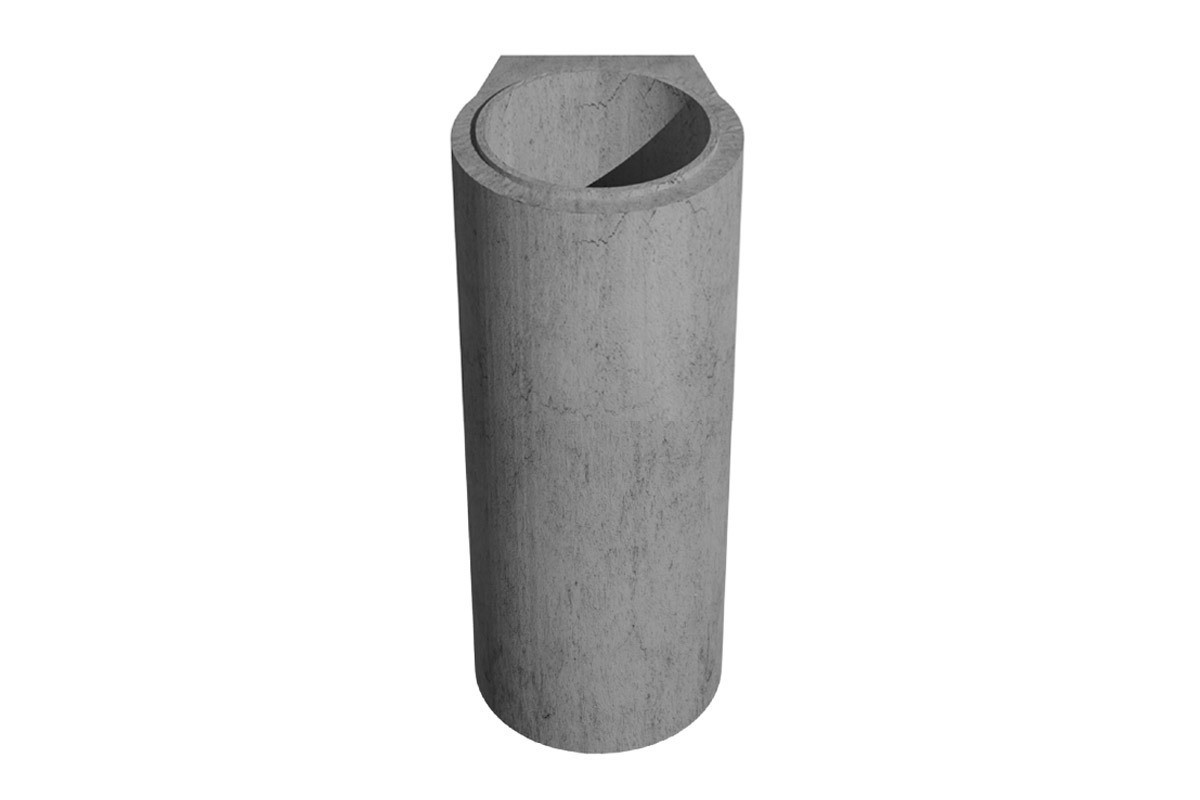 Csatornázási elemek - Sima betonból készült csővek talppal,dugóval és peremmel