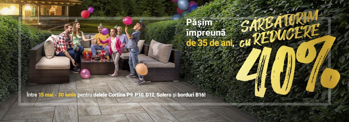 Elis Pavaje sărbătorește 35 de ani cu o reducere aniversară de 40% la gamele Premium