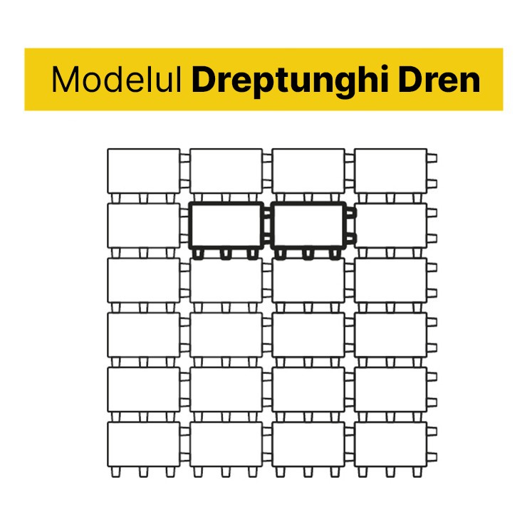 Model Dreptunghi Dren