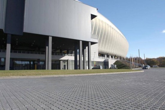 Stadionul Cluj Arena, Cluj Napoca, pavele Umbra, Frunza si Dreptunghi