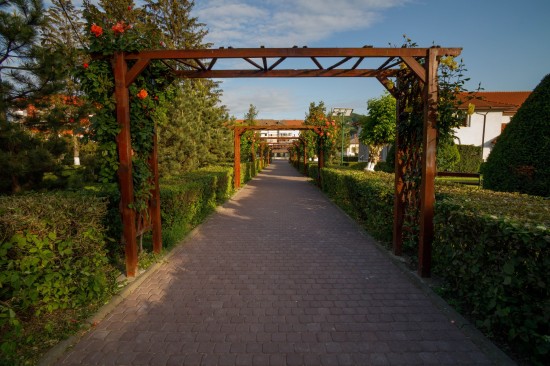 Centru Civic, Targu Ocna, Bacau, pavele Maris, Dreptunghi D2, Piatra cubica, Rigole scafa