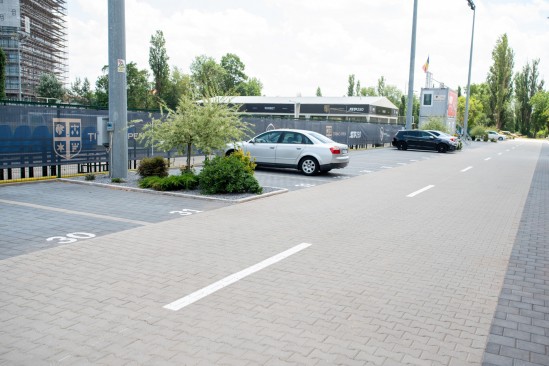 Nastase & Marica Sports Club, Bucuresti, pavele autoblocante Dublu T, Blocheti, Rigole scafa