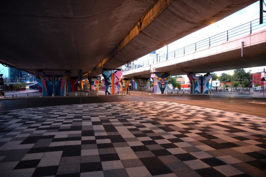 Pod Basarab, Bucuresti, pavele Umbra P4