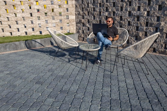 Showroom Elis Pavaje, Vintu de Jos, pavele Malo Antico, Blocuri zid Siena