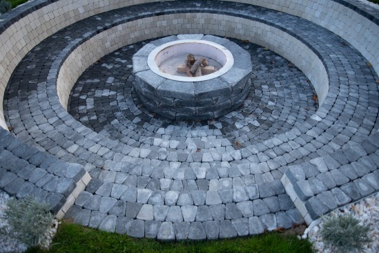 Livind gradina, pavaj Conic Antico, Antico P6, Focar Ronda