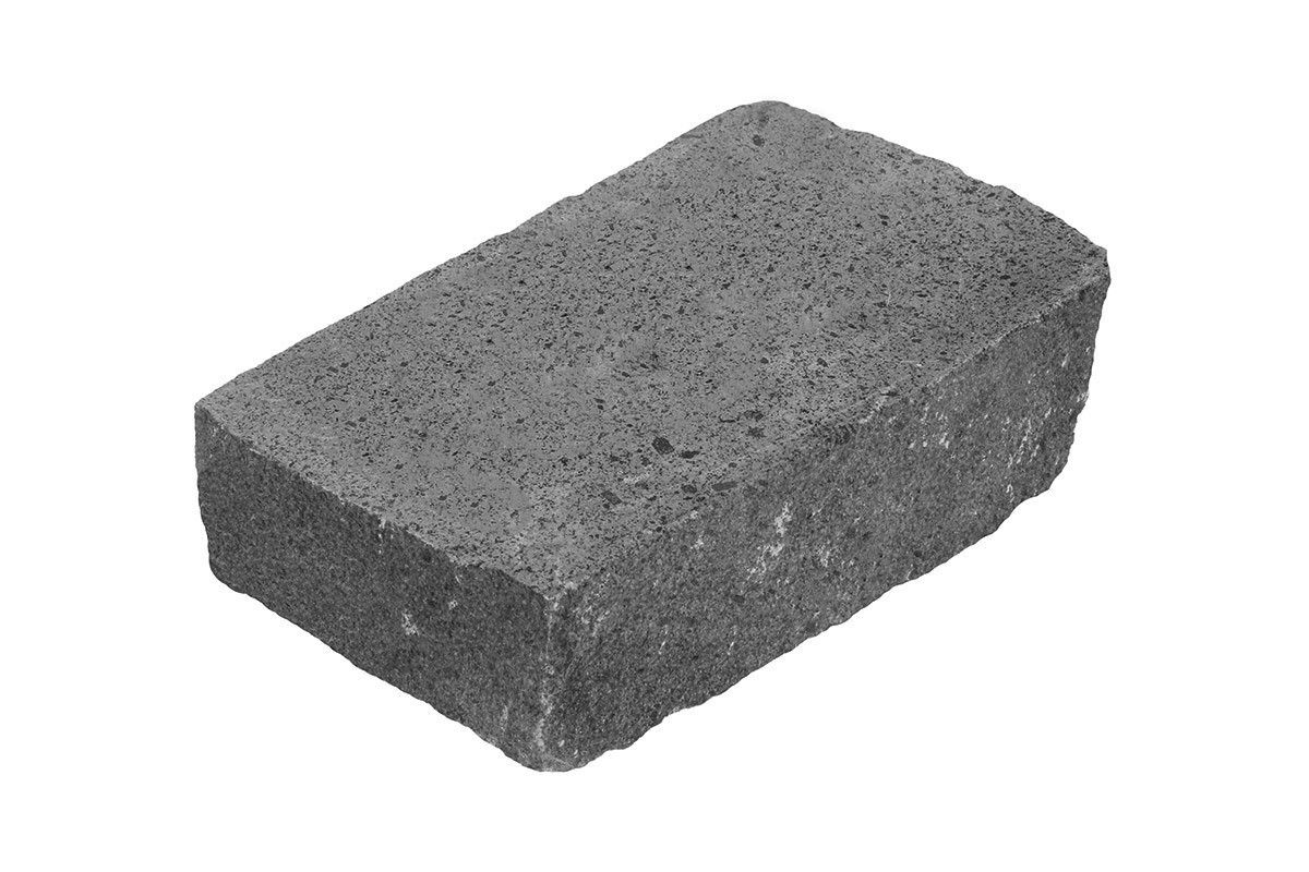 Piatră cubică andezit - Bordura din Piatra Andezit 20/12/6 cm, cu fata taiata