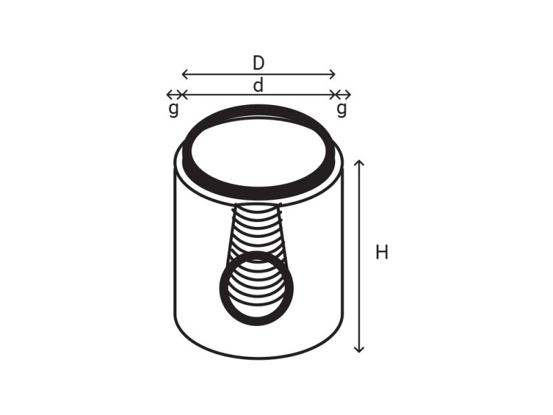 Elemente de baza cu jgheab diametru 1000 mm armate