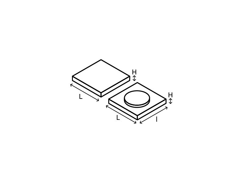Placi de acoperire carosabile pentru camine rectangulare armate